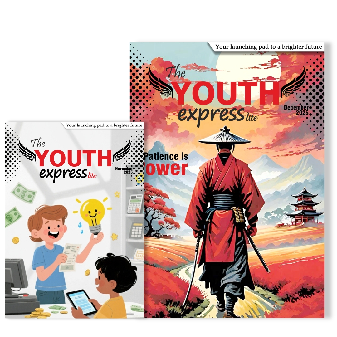 Kids enjoying The Youth Express Newspaper